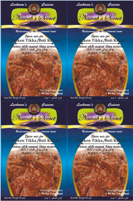 

Nawab's Secret Chicken Boti Kebab/Tikka Masala[PK of 4](50 g)