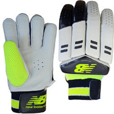 New Balance DC-480 Batting Gloves (Free Size, White)