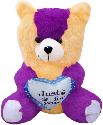 

Casotec Cute Teddy Bear Stuffed Soft Plush Soft Toy - 40 cm(Purple / Beige)