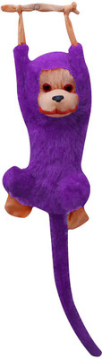 

Casotec Cute Hanging Monkey Stuffed Soft Plush Soft Toy - 27 cm(Purple)