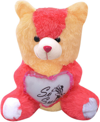 

Casotec Cute Teddy Bear Stuffed Soft Plush Soft Toy - 40 cm(Pink / Beige)