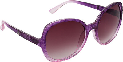 

Zyaden Oval Sunglasses(Violet