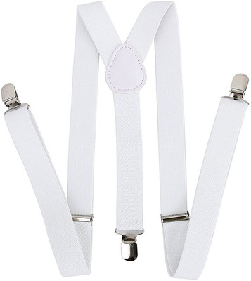 

Bestellan Y- Back Suspenders for Men(White)