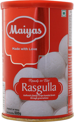 

Maiyas Rasgulla(500 g, Tin)