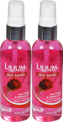 

LILIUM Rose Skin Toner 100ml Pack of 2(100 ml)