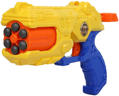 

Hamleys Xshot Reflex Revolver TK-6 Blaster Gun(Multicolor)