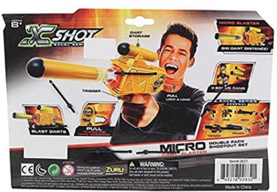 

Hamleys X-Shot Excel Combo Double Micro Dart Blaster(Multicolor)