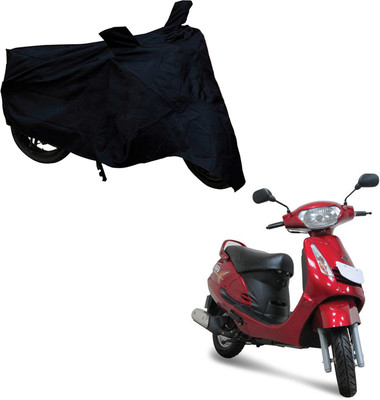 

Purpleheart Two Wheeler Cover for Mahindra(Duro DZ, Black)