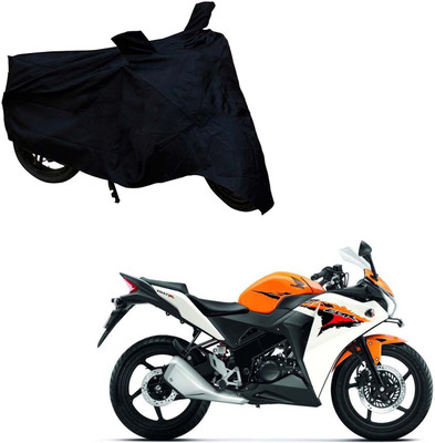 

Purpleheart Two Wheeler Cover for Honda(CBR 150R, Black)