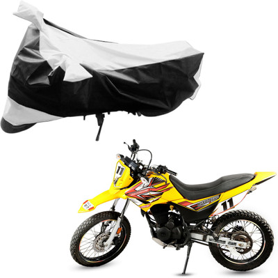 

Purpleheart Two Wheeler Cover for Hero(Impulse, Black, Silver)