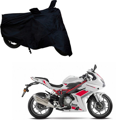 Purpleheart Two Wheeler Cover for DSK Benelli(TNT R, Black)