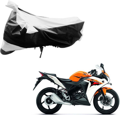 

Purpleheart Two Wheeler Cover for Honda(CBR 150R, Black, Silver)