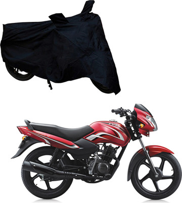 

Purpleheart Two Wheeler Cover for TVS(Sport, Black)