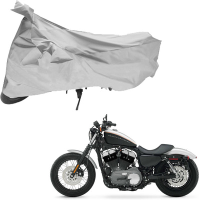 

Purpleheart Two Wheeler Cover for Harley Davidson(XL 1200, Silver)