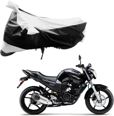 

Purpleheart Two Wheeler Cover for Yamaha(FZ16, Black, Silver)