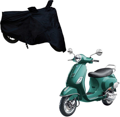 

Purpleheart Two Wheeler Cover for Piaggio(Vespa VXL, Black)