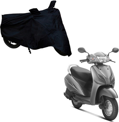 

Purpleheart Two Wheeler Cover for Honda(Activa 3G, Black)