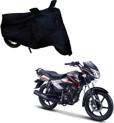 

Purpleheart Two Wheeler Cover for TVS(Phoenix, Black)