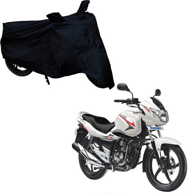 

Purpleheart Two Wheeler Cover for Suzuki(GS 150R, Black)
