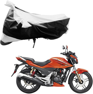 

Purpleheart Two Wheeler Cover for Hero(Xtreme Sports, Black, Silver)