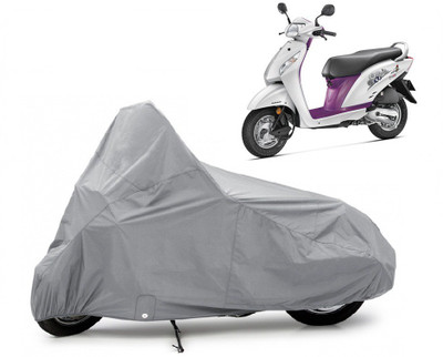

AUTO AGE Two Wheeler Cover for Honda(Activa i, Silver)