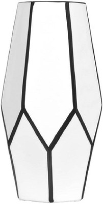 

DECOHOME Ceramic Vase Porcelain Vase(10.8 inch, White)