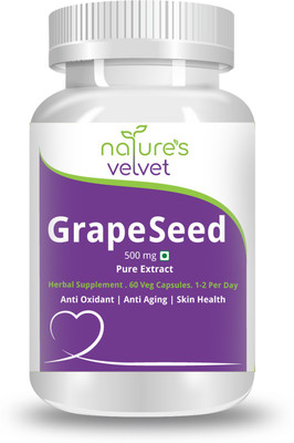 Natures Velvet Lifecare Grape Seed Pure Extract 500 mg(60 No)