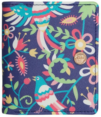 

Chumbak Women Blue Plastic Wallet(2 Card Slots), Navy blue