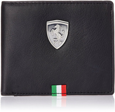 

Lucky Men Black Artificial Leather Wallet(3 Card Slots)