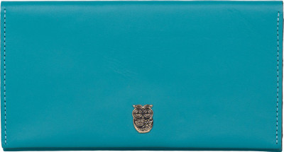 

Chumbak Women Blue Genuine Leather Wallet(6 Card Slots), Teal