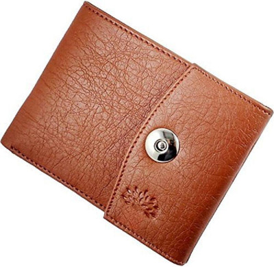 

Lucky Men Formal Brown Artificial Leather Wallet(6 Card Slots), Brown;tan