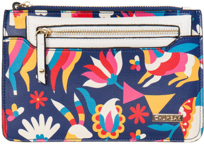 

Chumbak Women Casual Multicolor Plastic Wallet(1 Card Slot), Blue