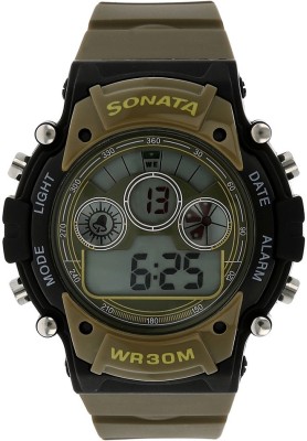 Sonata NH77006PP01J Digital Watch  - For Men   Watches  (Sonata)