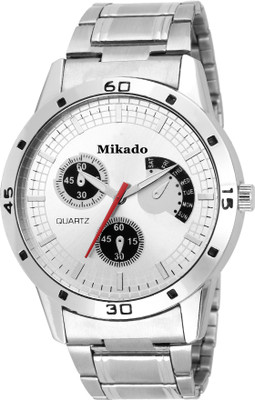 

Mikado MK X WHITE DIAL CASUAL ANALOG WATCH FOR BOY'S AND MEN'S Watch - For Boys