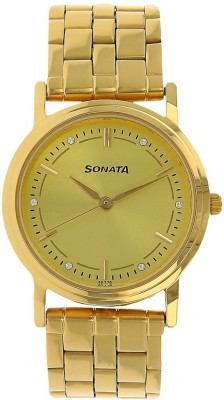 Sonata ND1141YM22C Analog Watch  - For Men   Watches  (Sonata)