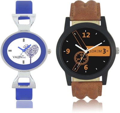 VALENTIME LR1VT29 New Stylish Chronograph Pattern Leather-Plastic Belt Exclusive Fashion Best Offer Branded Combo Couple Hand Watch  - For Boys   Watches  (Valentime)