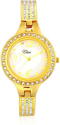 Elios Gold Studded Watch for Women Watch  - For Girls   Watches  (Elios)