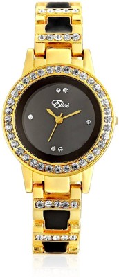 Elios Women Gold Studded Watch Watch  - For Girls   Watches  (Elios)