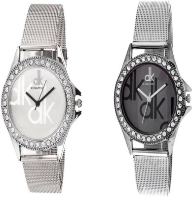 Rj creation Diamond Studded Multicolor Watch  - For Women   Watches  (RJ Creation)