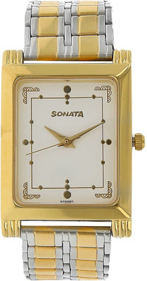 

Sonata 77036BM01 Watch - For Men