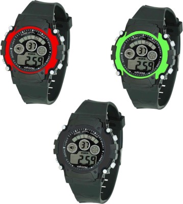 VITREND Sports-7 Back Lights- Date-alaram-Display Pack of 3 Gifts Watch  - For Boys & Girls   Watches  (Vitrend)