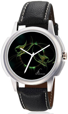 

Jack Klein Trendy Black Green Graphic Watch - For Men