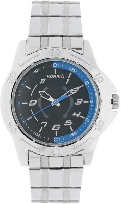 Sonata NG77001SM01AC Analog Watch  - For Men   Watches  (Sonata)