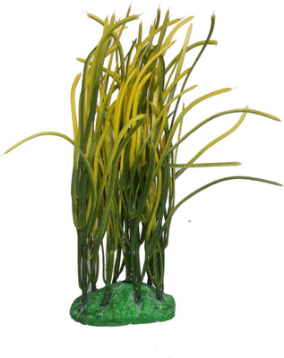 

SRI Fish Aquarium Decorative Artificial Plastic Plant Laterite Planted Substrate(Green)