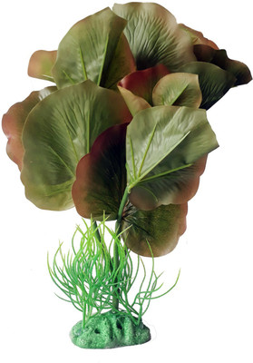 

SRI Fish Aquarium Decorative Green Artificial Plastic Plant Laterite Planted Substrate(Green)