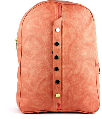 

Ramposh Women Rexine Stylish Pink Backpack Laptop Bag 15 L Backpack(Brown)