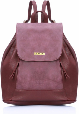 

Caprese Andra Backpack Medium Plum 5 L Backpack(Maroon)