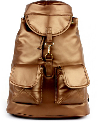 

Ramposh Women Rexine Stylish Brown Backpack Laptop Bag 15 L Backpack(Brown)
