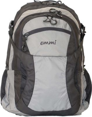 

EMMI BAGS Quattro Grey 32 L Laptop Backpack(Grey, Black)