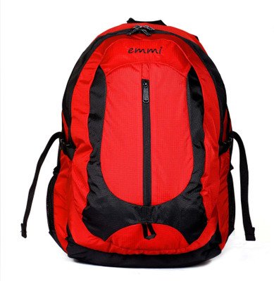 

EMMI BAGS Hooter Red 38 L Laptop Backpack(Red, Black)